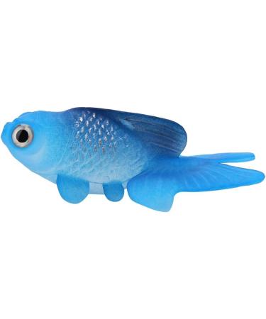 Buy Semme Plastic Floating Fish | Movable Aquarium Decoration | Blue Goldfish Pet Accessory - Buy Online on GoSupps.com