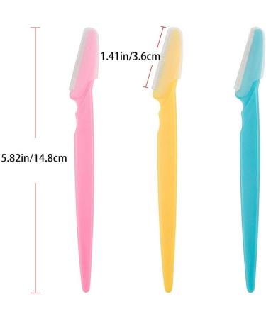 Bodus Slope Facial Razor - 3 PCs Women's Dermaplaning & Eyebrow Razor Set | Smooth Skin & Precision Grooming - Buy Online on GoSupps.com