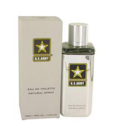 New Brand US Army Silver Eau de Toilette Spray for Men 3.3 Ounce