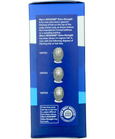 Rogaine for Men Hair Regrowth Treatment Extra Strength 3 Month Supply - Unscented - New Formula - Buy Online on GoSupps.com