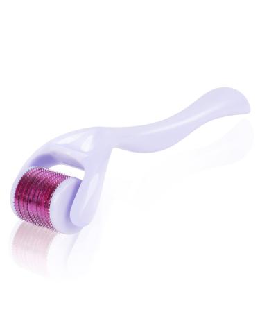 URAQT Derma Roller 0.5mm Beard Growth Roller Titanium 540 Micro Needle Roller for Men and Women Derma Skin Roller for Stimulate Hair Growth Facial Skin Care Anti Ageing Wrinkle Scar Removal 0.5mm-White
