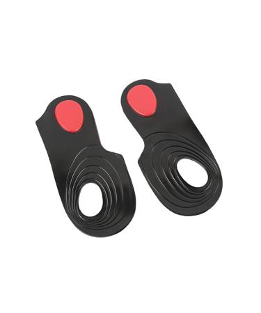 FRCOLOR 1 Pair Insoles for High Heel O/x Leg Orthotics Insole Heel Insoles Floor Wash Insoles for Heels Silicone Gel Foot Correction Pad Gel Shoe Inserts Seven Point Pad Non-Slip Women's As Shown M