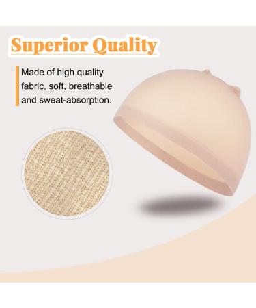 Wig Caps - IKOCO 6Pcs Beige Stocking Caps for Women's Wigs | Stretchy Nylon Material - Buy Online on GoSupps.com