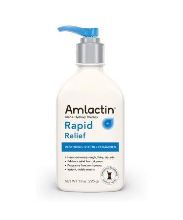 AmLactin Alpha-Hydroxy Ceramide Therapy Restoring Lotion  Fragrance Free 7.9 oz 7.9 Ounce (Pack of 1)