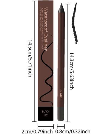 Waterproof black eyeliner waterresistant and smudgeresistant eyeliner highly pigmented and longlasting for a natural look for women and girls at dance night party performance - Buy Online on GoSupps.com