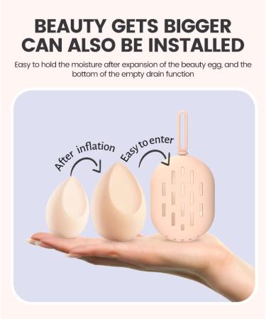 Large Silicone Travel Makeup Brush and Sponge Holder Set - Portable Cosmetic Brushes Organizer and Cleaning Mat (Beige) - Buy Online on GoSupps.com