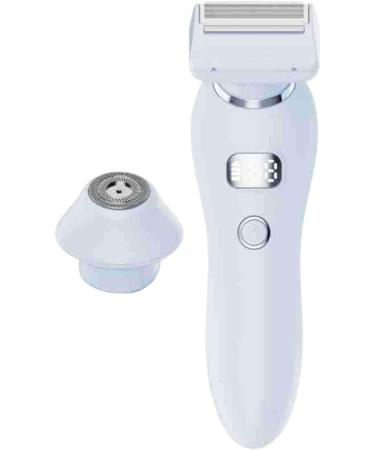 Hair removal for women bikini trimmer Safe Shaver and Trimmer for Women 2in1 Electric Leg Hair Trimmer for Women for Eyebrows Arms Lips and Face Blue - Buy Online on GoSupps.com