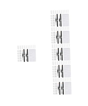 Beavorty 6 Sets Nail Extension Set Poly Nail Clips Finger Extension Manicure Tool Nail Tools for Nail Art Hair Net for Sleeping Nail Extension Brush Nail Art Tool Patch Nail Clipper Plastic