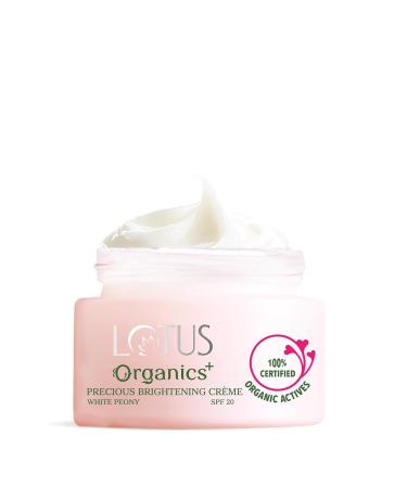 FOUNTINA Organic's Precious Brightening Creme with SPF 20 for Dark Spots Dull Skin Pigmentation Treatment 50g