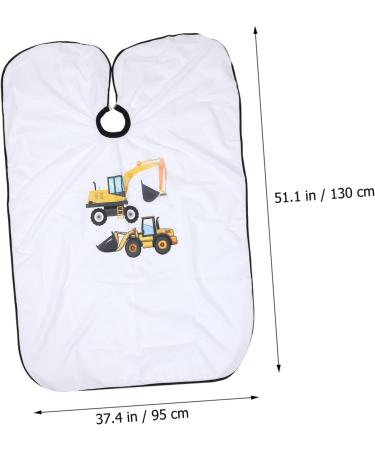 DOITOOL Children's Barber Cloth Baby Fabric White Cartoon Robe - Buy Online on GoSupps.com