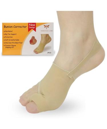 Bunion Corrector for Women and Men, Big Toe Separator Pain Relief, Big Toe Straightener, Orthopedic Bunion Splint Bunion Relief for Hallux Valgus and Crooked Big Toe Day Night Supportor, Prevent Slipping-Off
