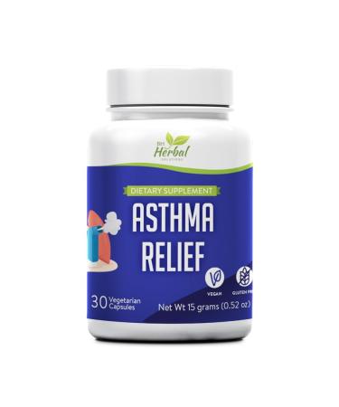 Asthma Relief - Lung Support Supplement to Help Maintain Overall Lung & Respiratory Health - 100% Natural Herbal Supplement