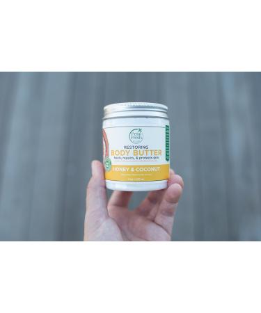 Petal Fresh Restoring Body Butter with Honey & Coconut Oil and Renewing Hibiscus & Papaya Body Butter Bundle 8oz Each - Buy Online on GoSupps.com