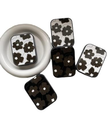 Miedeon contact lenses etui travel contact lens container 4 pieces contact lenses etui wearbar contact lens container contact lens end can storage travel set contact lens end can (white)