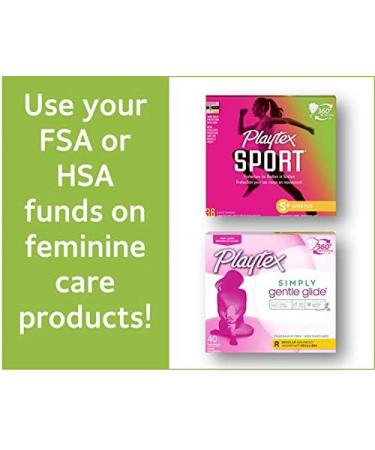 Playtex Gentle Glide Super Absorbency Tampons 8-Count - Effective Protection for Heavy Flow Days - Buy Online on GoSupps.com