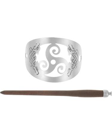 Baluue Vintage Hair Stick: Metal Hair Cuff Chinese Hair Fork Clip Hair Bun Cage Hair Pin Ponytail Holder Hair Stick Bun Holder for Women Girls Hair Styling Accessories - Buy Online on GoSupps.com