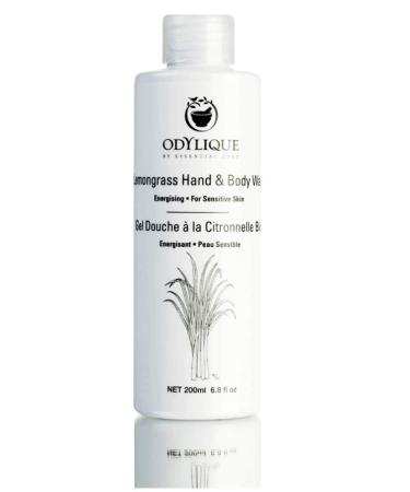 Odylique - Natural Body Wash Shower Gel For Sensitive Skin (Lemongrass)