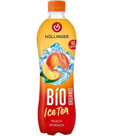 H LLINGER Bio Ice Tea P che Boisson Rafra chissante Biologique et V g talienne Sans Caf ine Bouteille PET 500ml - Buy Online on GoSupps.com