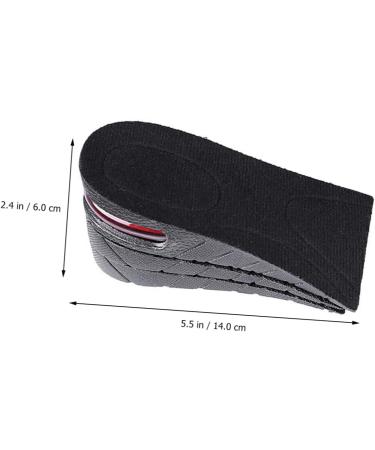 FOMIYES Height Increasing Insoles - 3 Pairs Inner Booster Orthotic Pads for Men & Women - Invisible Shoe Lifts for Enhanced Comfort - Buy Online on GoSupps.com