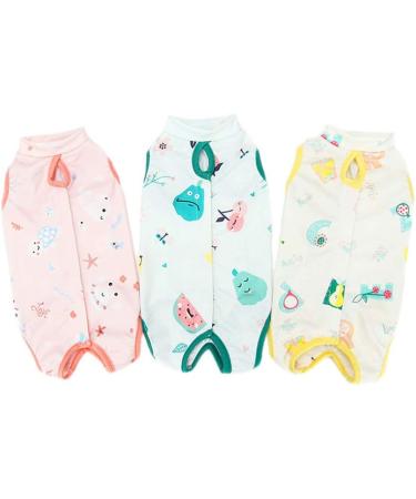 Cat Recovery Suit Professional After Surgery Wear Cat Clothes for Abdominal Wounds or Skin Diseases Breathable E-Collar for Cats Kitten (S:Yellow) S: Back Length: 21cm Yellow - Buy Online on GoSupps.com