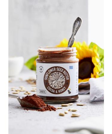Premium Roasted Greek Sunflower Core with Cocoa & Honey High Protein High Fiber No Preservatives | 2x200g - Buy Online on GoSupps.com
