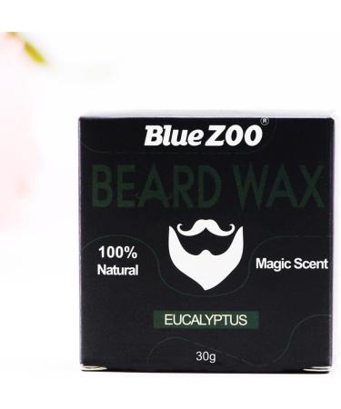 jojomis 30g Beard Balm with Sandalwood/Eucalyptus/Sweet Orange Scent Grooming Growth Soften Mustaches - Eucalyptus - Buy Online on GoSupps.com