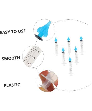PLAFOPE 6Pcs Ear Cleaning Ear Wax Flusher Tool for Ear Care Smooth Nozzle for Wax Removal Capacity Easy to Use - Buy Online on GoSupps.com