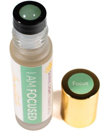 I Am Focused Essential Oil Elixir Concentration Awareness Mindfulness Aromatherapy Roller Bottle 10ml - Buy Online on GoSupps.com