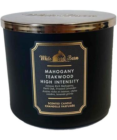 Buy White Barn 3-Wick Scented Candle - Mahogany Teakwood | Essential Oils | Bath & Body Works | International Shipping - Buy Online on GoSupps.com