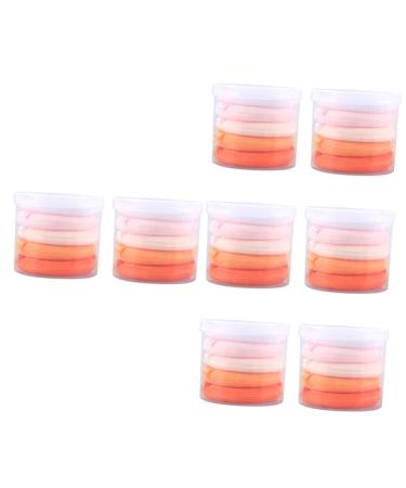 Beavorty 8 Boxes Powder Puff Travel Face Wash Blush Applicator Make up Sponges for Face Makeup Tool Foundation Sponge Powder Makeup Body Sponge Miss Round Plastic Abs Dressing Table