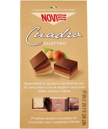  Italian Gourmet E.R. NOVI Cuadro Quattro Lot de 3 chocolats Cremino 150 g + polpa italien Gourmet 400 g - Buy Online on GoSupps.com