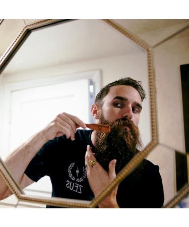ZEUS 100% Boar Bristle Beard & Moustache Brush - 2 Pack (Soft & Firm) | Made in Germany - Buy Online on GoSupps.com