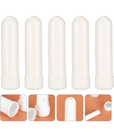 Peppermint Essential Oil Nasal Inhaler Set for Congestion Relief - White Aroma Diffuser Tubes - Buy Online on GoSupps.com