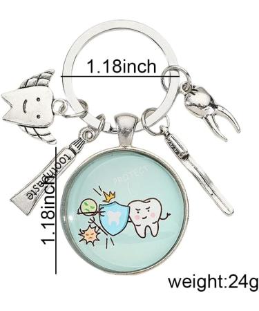 Dentist Keychain Gifts - Funny Dental Keychains for Men Women & Students | Perfect Graduation & Appreciation Gifts for Dentists Dental Assistants & Orthodontists - Buy Online on GoSupps.com