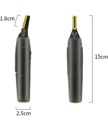 Portable Electric Nose Hair Trimmer - Lighted Removal Shaver & Face Care Epilator for Men & Women - Buy Online on GoSupps.com