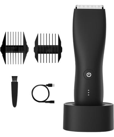 PLCPDM Body Shaver Shaver Pubic Hair Trimmer for Men Groin Trimmer Body Hair Trimmer Shaver Body Groomer Waterproof Black - Buy Online on GoSupps.com