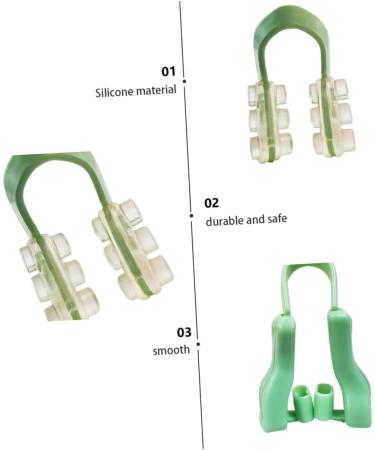 Shop Healeved 6 Sets Nose Clip Set - Snoring Relief & Beauty Kit for Women - U-Type Nose Plugs for Night Use - Buy Online on GoSupps.com