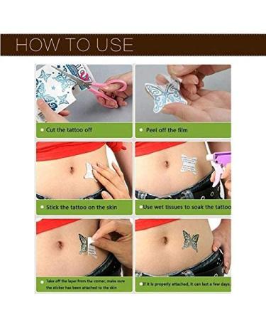 Realistic Big Size Black Snake Temporary Tattoo Stickers - Waterproof Fake Tattoo for Men & Women - Body & Arm Fashion Accessory - Buy Online on GoSupps.com