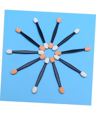 BIUDECO 100pcs Disposable Sponges Cosmetics Eyeshadow Stick Eye Shadow Makeup Tools Emulsion medium As Shown - Buy Online on GoSupps.com