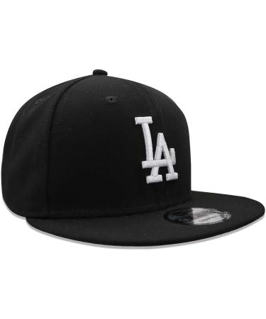 New Era Los Angeles Dodgers 9Fifty MLB Baseball Cap - Black/White | Adjustable Straight Brim One Size - Buy Online on GoSupps.com