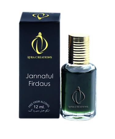 Dubai Famous Jannatul Firdaus - Original Attar Perfume (12ml) + 1 Surprise Gift | Real & Long Lasting Arabian Fragrance - UNISEX
