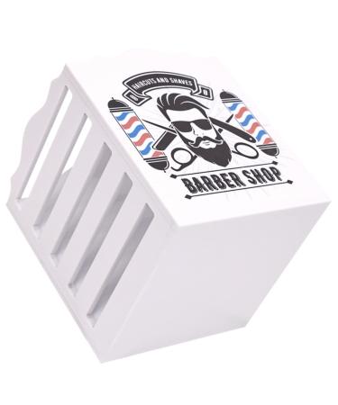 Beatifufu scissors storage box hairdressing box hairbrush organizer hairdressing comb box comb holder organizer for hair butchers salon shear holder fabric scissors plastic multifunction hair clip