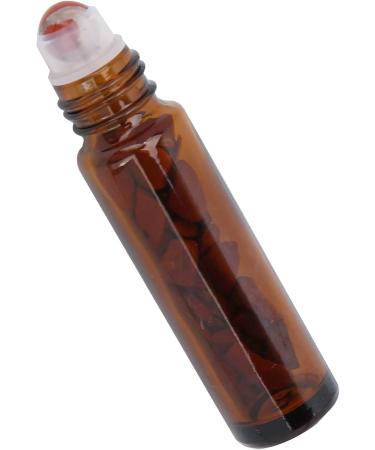 Fabater Roller Bottle Hotel Glass Essential Oil Bottle for Home Travel (10ML brown essential oil bottle + jade ball) - Buy Online on GoSupps.com