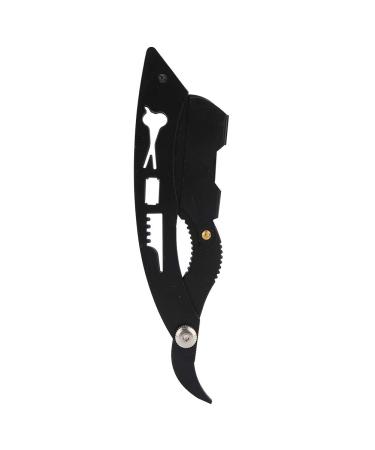 Manual Shaver Stainless Steel Foldable Beard Shaver Hair Cutting Razor for Men