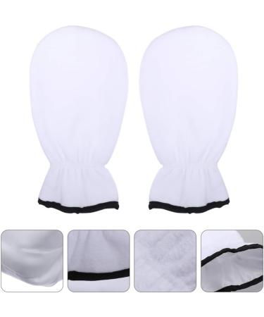 minkissy 2 Pairs Maintenance Care Gloves Spa Wax Hand Heated Manicure Hand Cover Moisturizing Mitts Paraffin Bath Supplies Paraffin Wax Hand Cover Keep Warm Women's Polyester White Boots - Buy Online on GoSupps.com