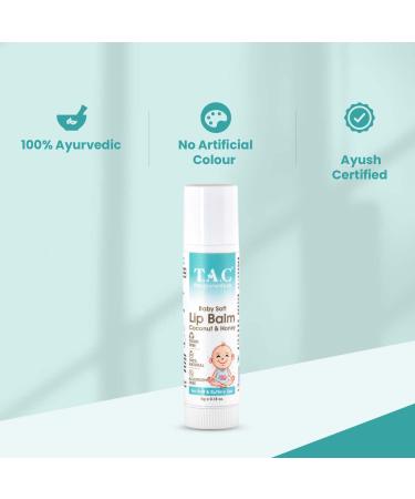 Baby Coconut & Honey Lip Balm | Buttery Soft & Pink Lips | Cocoa Butter Vitamin E Shea Butter | Unisex | All Skin Types | 5gm - Buy Online on GoSupps.com