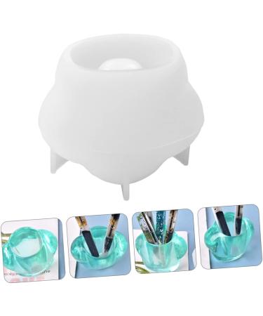 NUOBESTY 1pc Container Crystal Handmade Ornament Molds Storage Epoxy Accessories Moulds DIY Making Silicone White 8.3X5X7.4CM - Buy Online on GoSupps.com