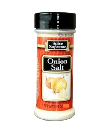 Spice Supreme onion salt, 5.25-oz. plastic shaker