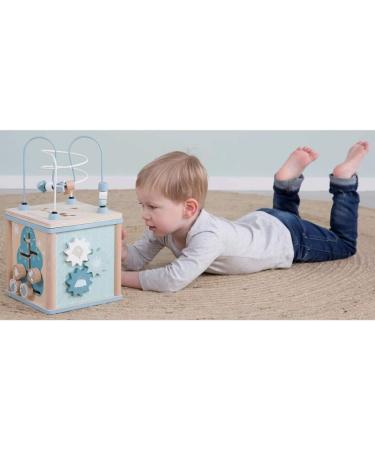 Little Dutch Activity Cube - Blue Motor Skills Loop Adventure for Kids | Shop Internationally - Buy Online on GoSupps.com