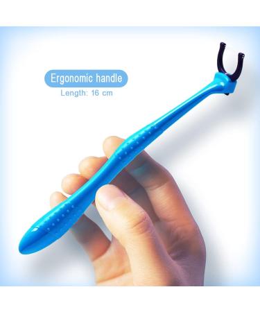 TEEsmile Evolutionary Dental Flossers Kit - 101 Piece Set with Long Handle and 100 Refillable Heads - Buy Online on GoSupps.com